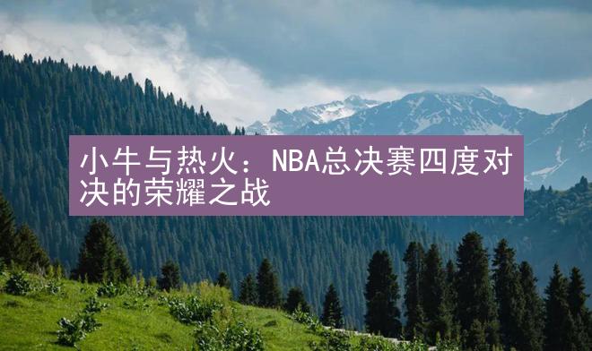 小牛与热火：NBA总决赛四度对决的荣耀之战